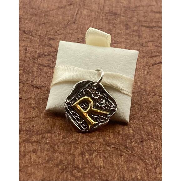 Vintage Waxing Poetic Bohemian Initial charm - Picture 11 of 13